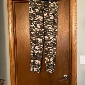 Camo pants soft jean material